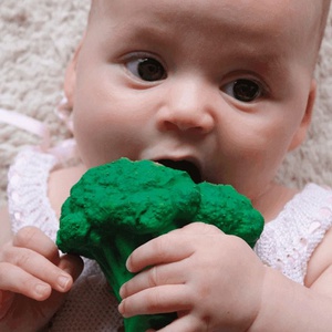 Jouet à mordiller BRUCY THE BROCCOLI Oli&Carol
