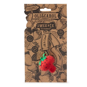 Jouet à mordiller SWEETIE THE STRAWBERRY Oli and Carol