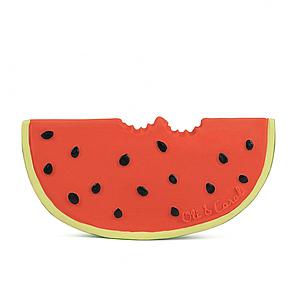 Jouet à mordiller WALLY THE WATERMELON Oli and Carol rouge