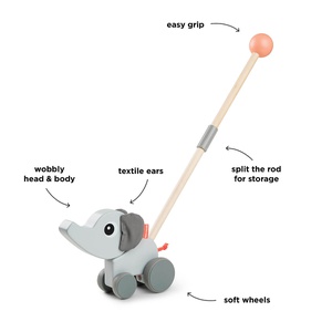 Jouet à pousser ELPHEE Done by Deer Grey
