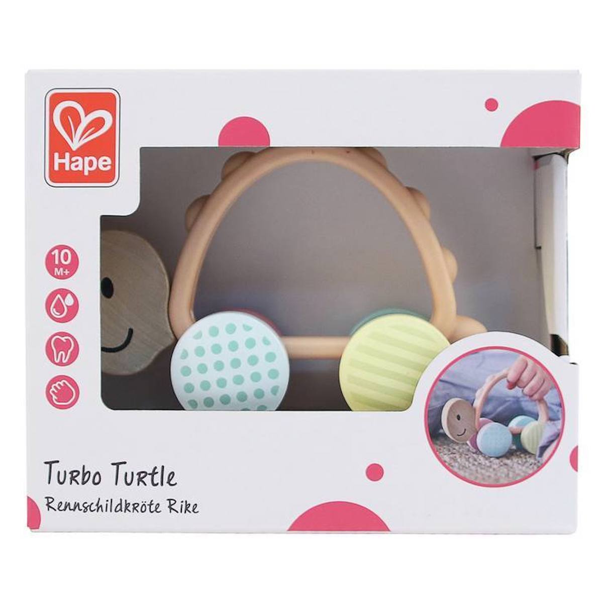 Jouet à pousser TURBO TURTLE Hape