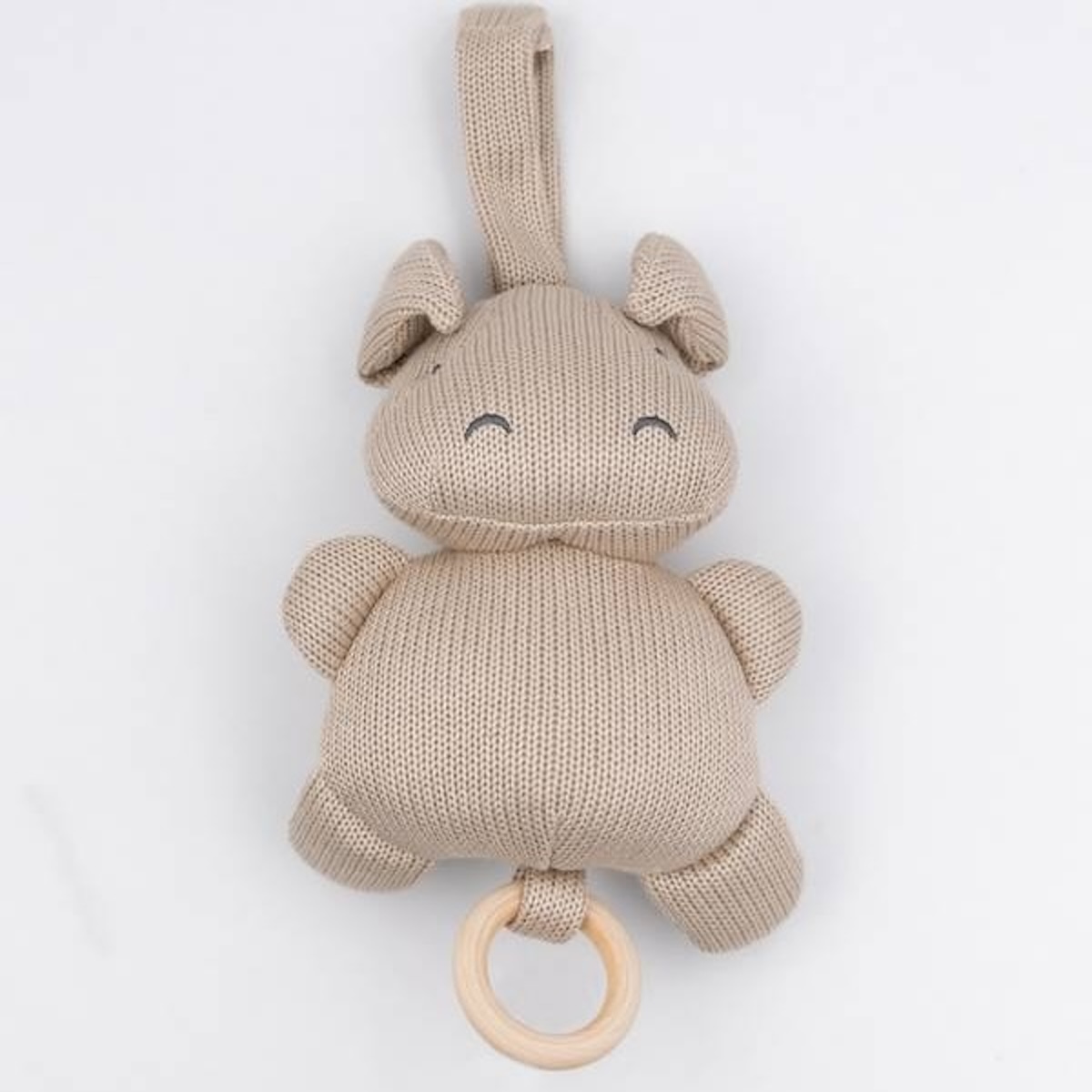 Jouet à suspendre HIPPO Bamboom oyster sand