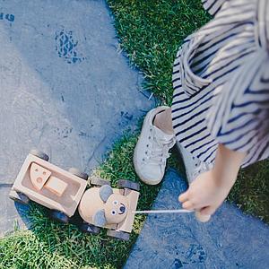 Jouet à tirer MOUSE TRAILER Elou