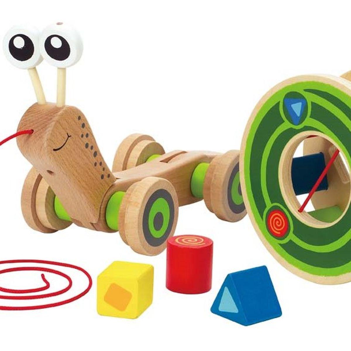 Jouet à tirer SNAIL Hape