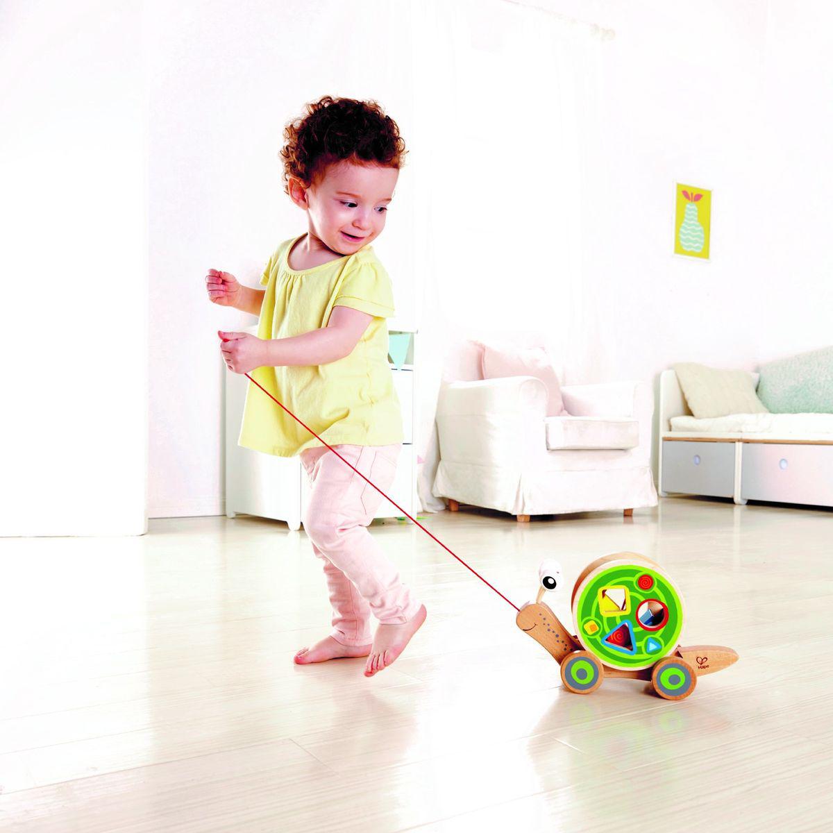Jouet à tirer SNAIL Hape