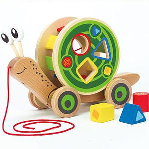 Jouet à tirer SNAIL Hape