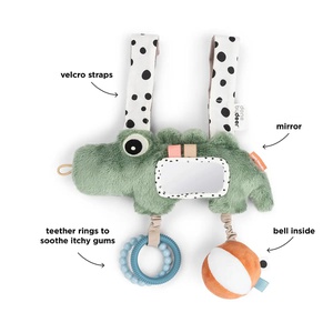 Jouet d'activité suspendu Croco Done by deer Green