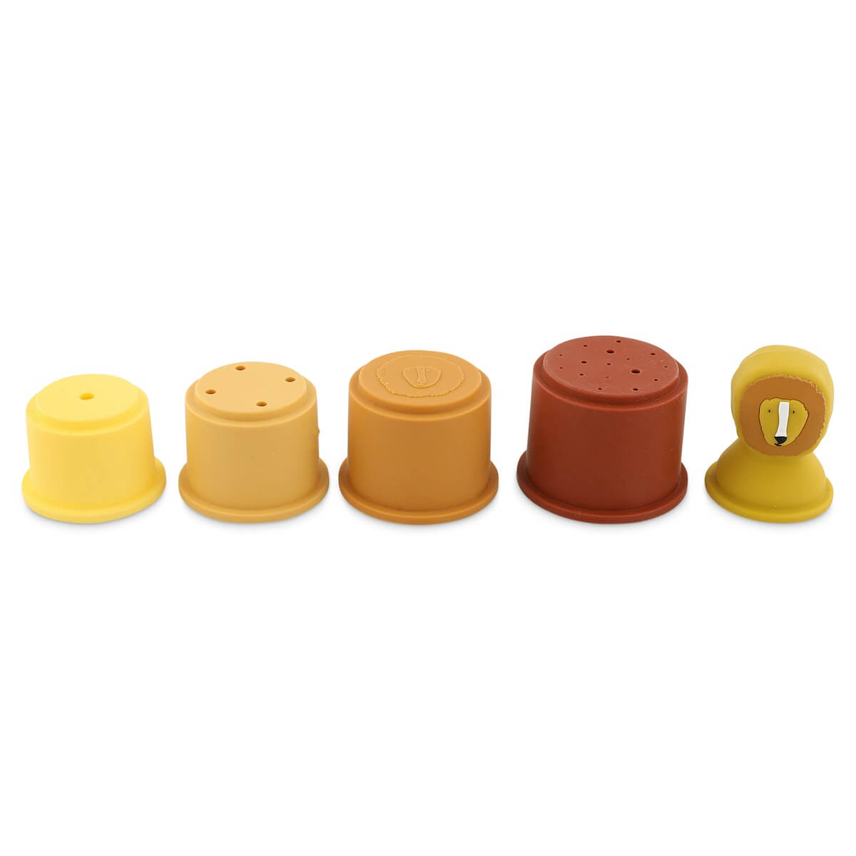Jouet de bain coupes à empile 5pcs MR. LION Trixie