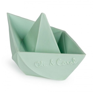 Jouet de bain ORIGAMI BOAT Oli&Carol Mint