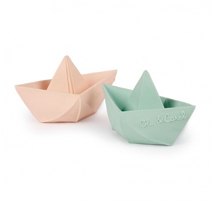 Jouet de bain ORIGAMI BOAT Oli&Carol Mint