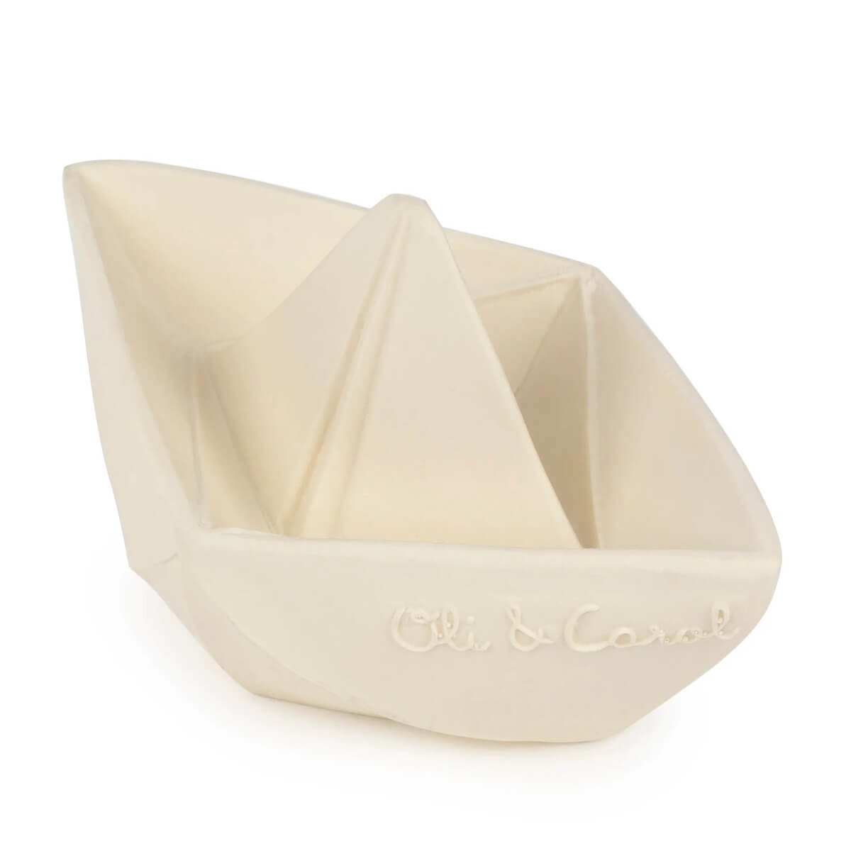 Jouet de bain ORIGAMI BOAT Oli&Carol White
