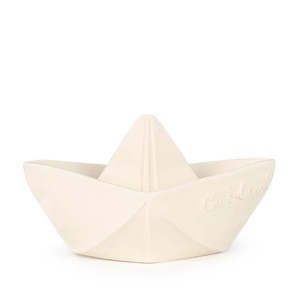 Jouet de bain ORIGAMI BOAT Oli&Carol White