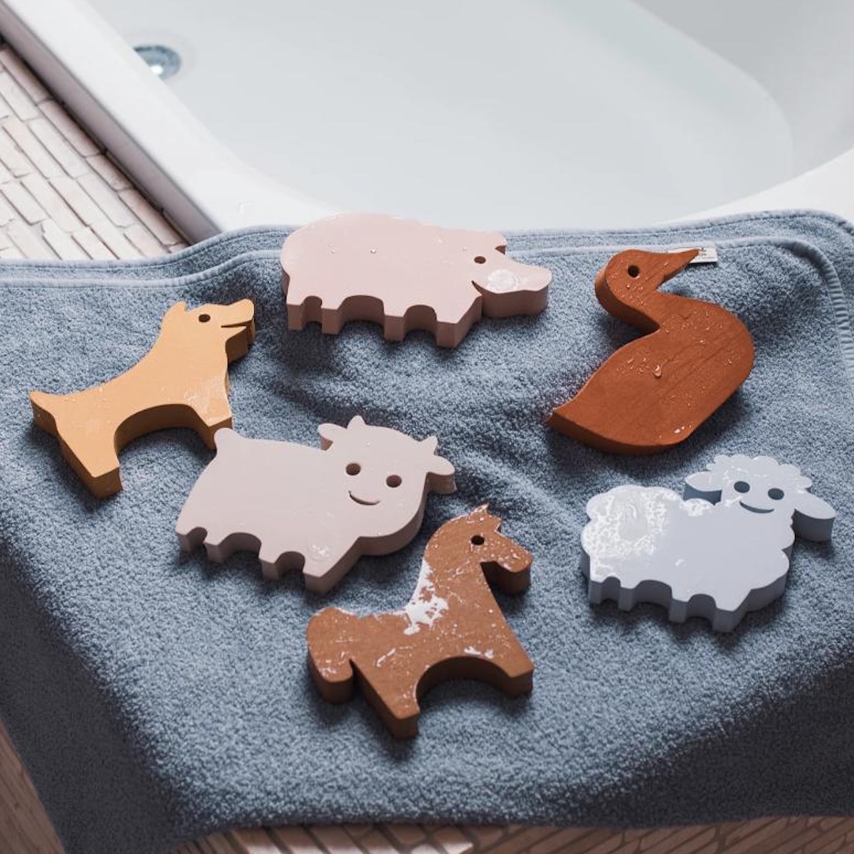 Jouet de bain WATERFUN FARM Moes