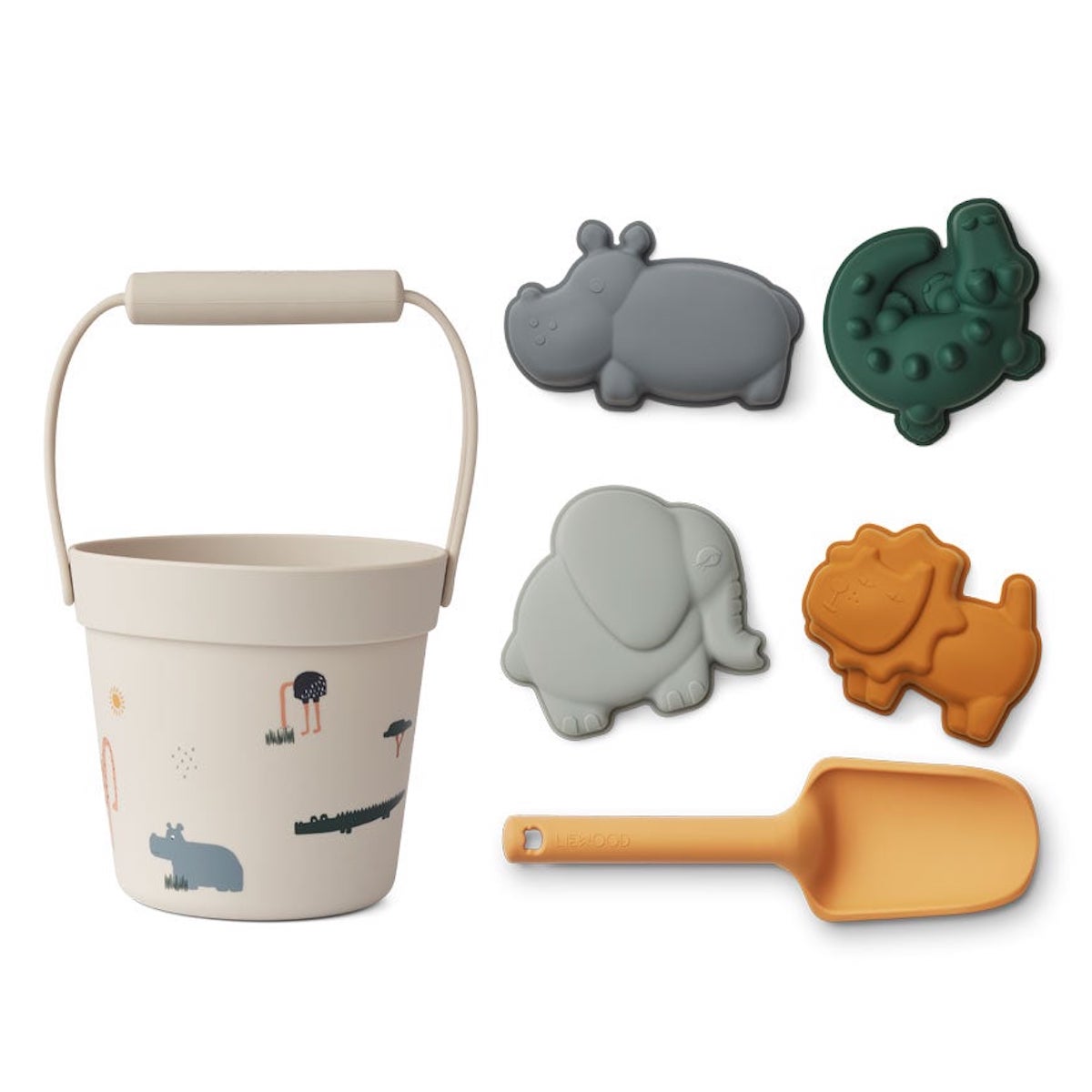 Jouet de sable set DANTE Liewood Safari sandy mix
