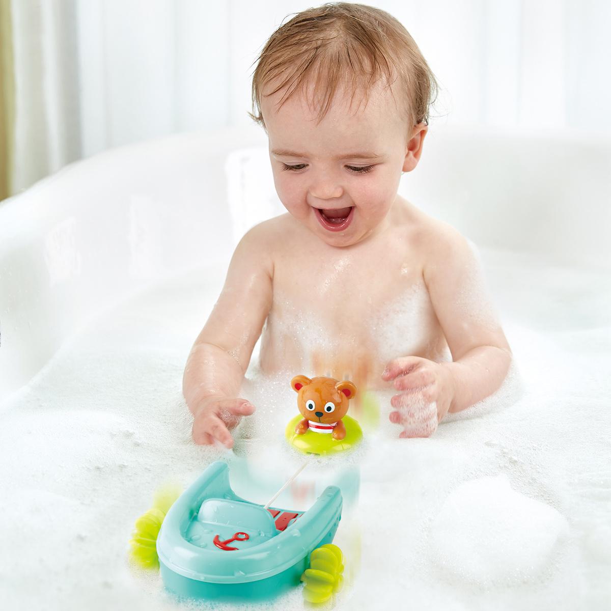Jouets de bain bateau et sa bouée Hape