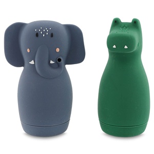 Jouets de bain Squeezy Animals MRS. ELEPHANT & MR. CROCODILE Trixie