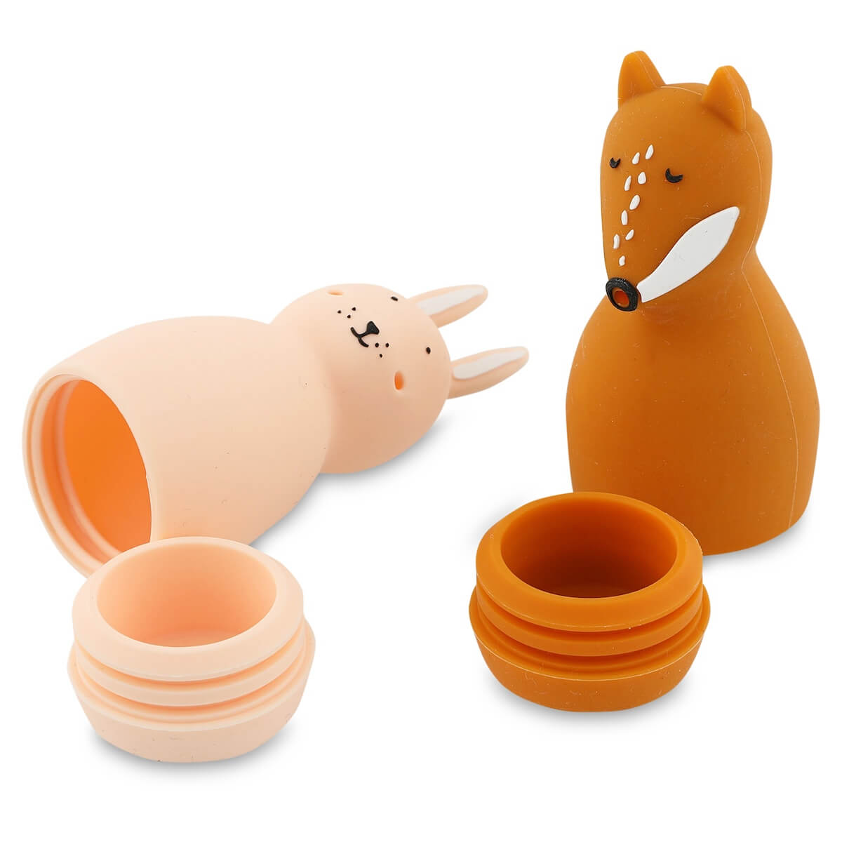 Jouets de bain Squeezy Animals MRS. RABBIT & MR. FOX