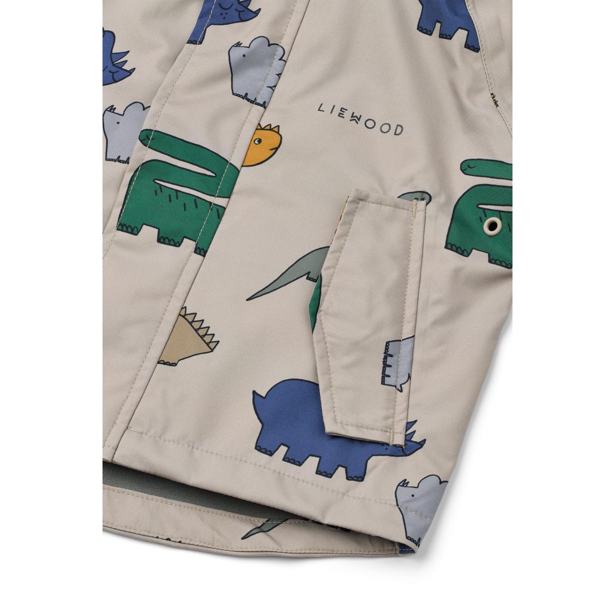 Kit de vêtements de pluie MANU 86 Liewood Dinosaurs mist