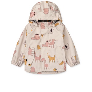 Kit de vêtements de pluie MANU 98 Liewood Cats and Dogs sandy