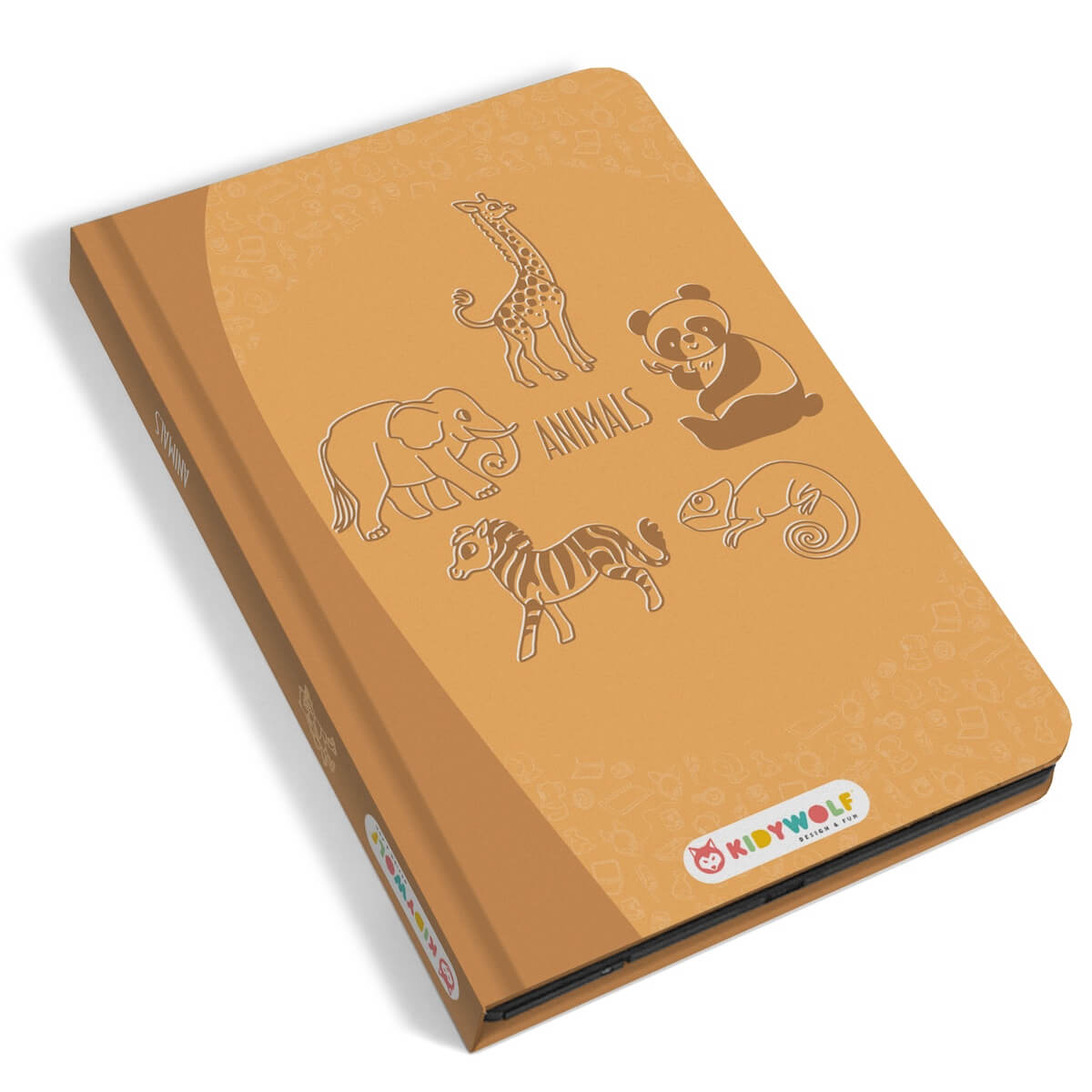 Kit dessin Kidydraw-mini Kidywolf orange