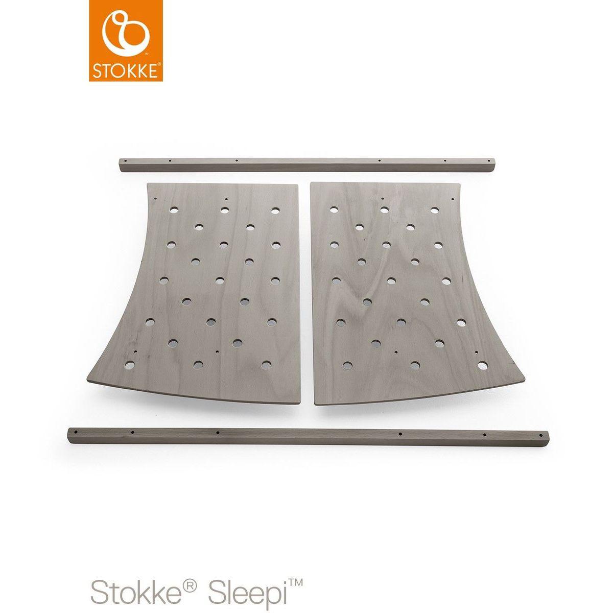 Kit extension lit junior SLEEPI Stokke gris brume