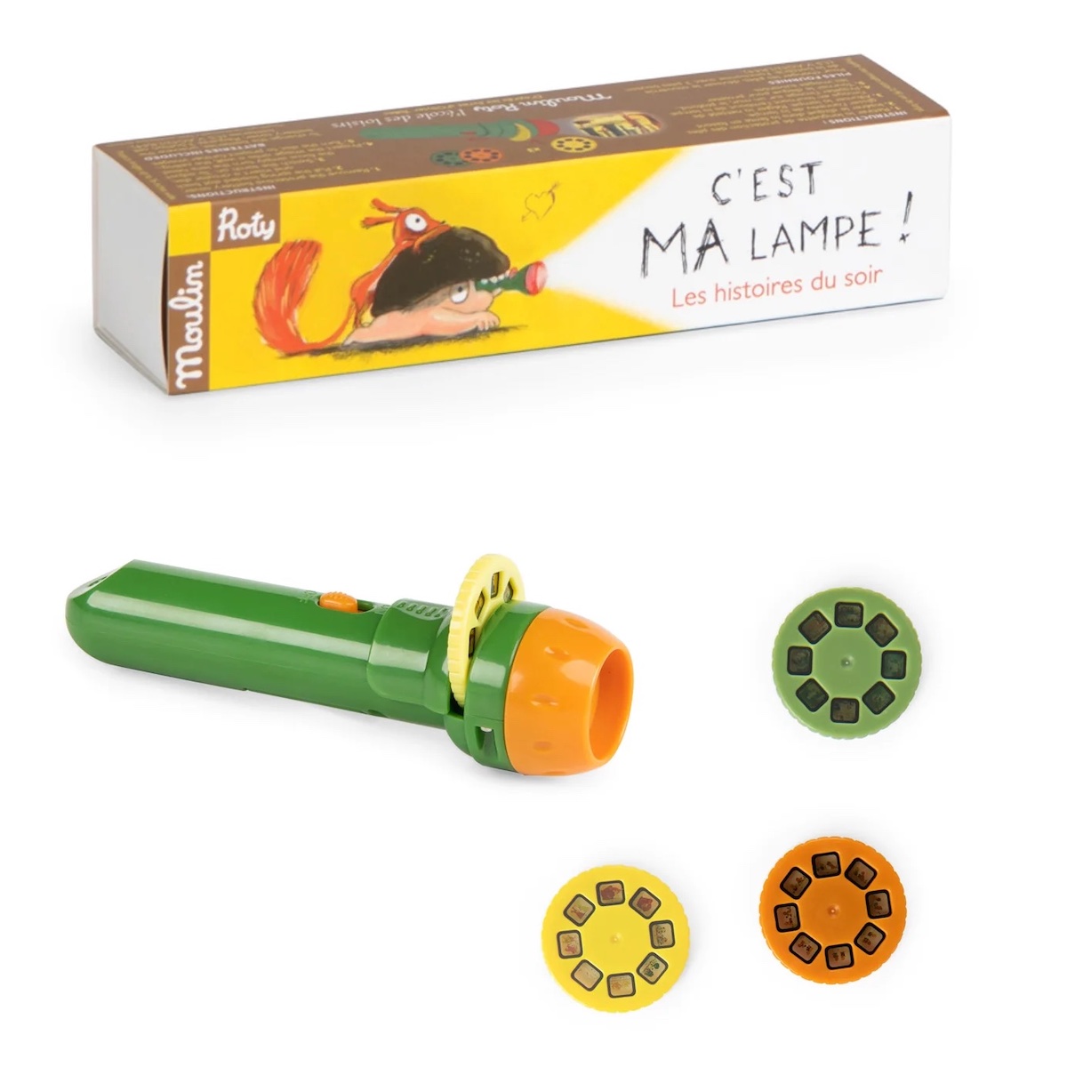 Lampe à histoires Ecureuil ECOLE DES LOISIRS Moulin Roty