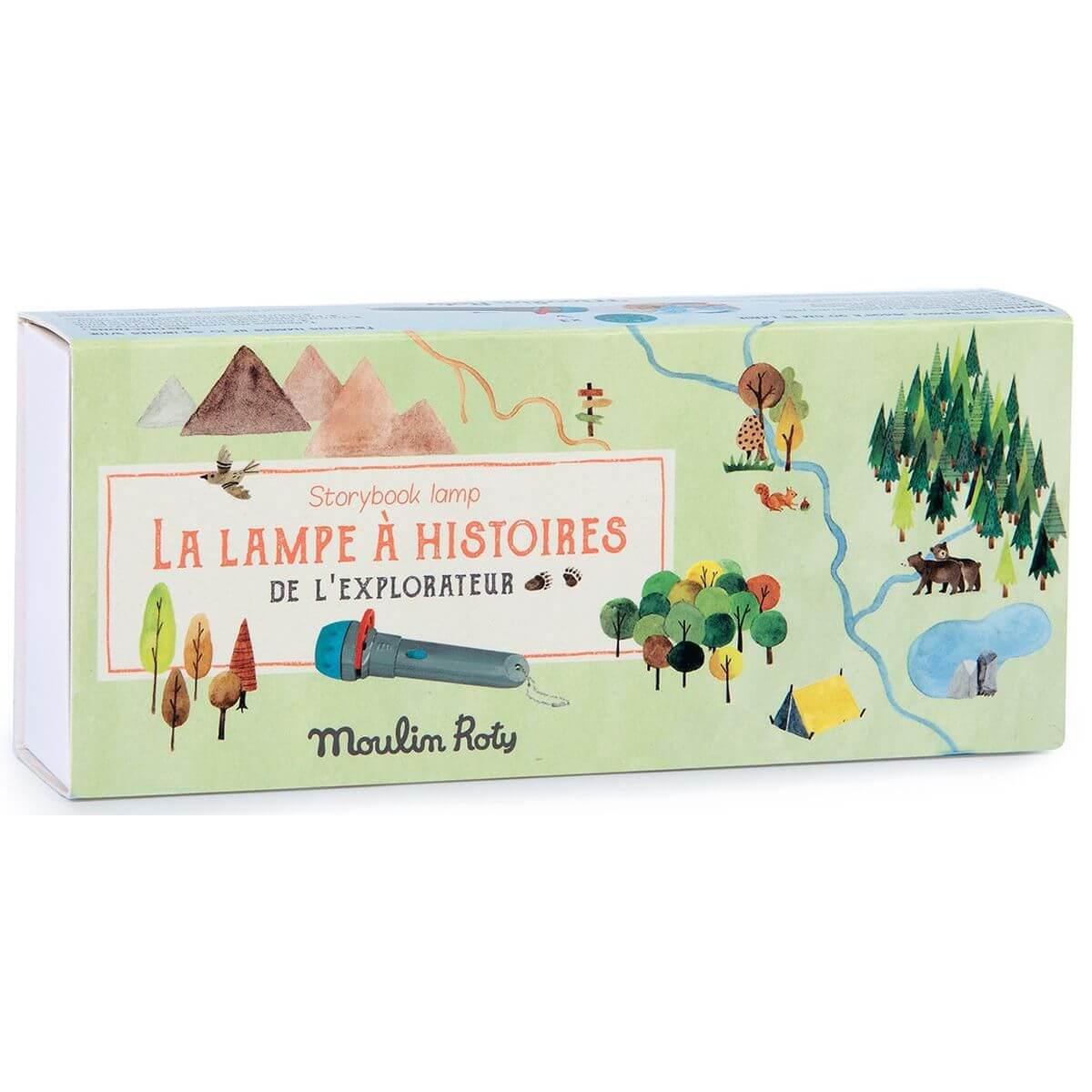 Lampe à histoires explorateur LE JARDIN DU MOULIN Moulin Roty