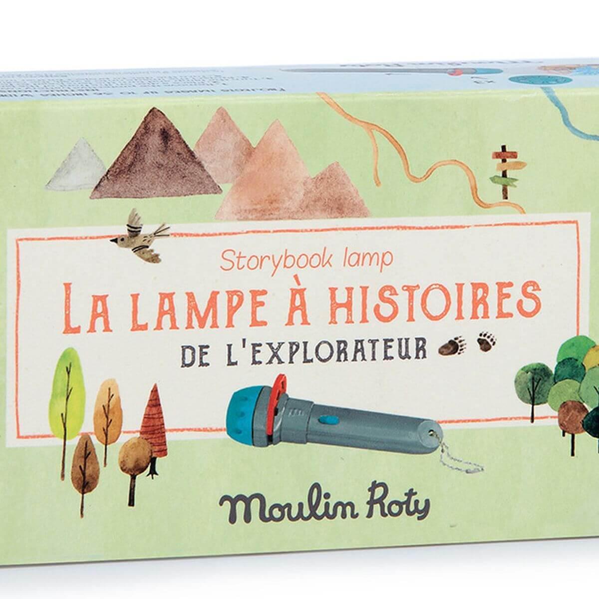 Lampe à histoires explorateur LE JARDIN DU MOULIN Moulin Roty