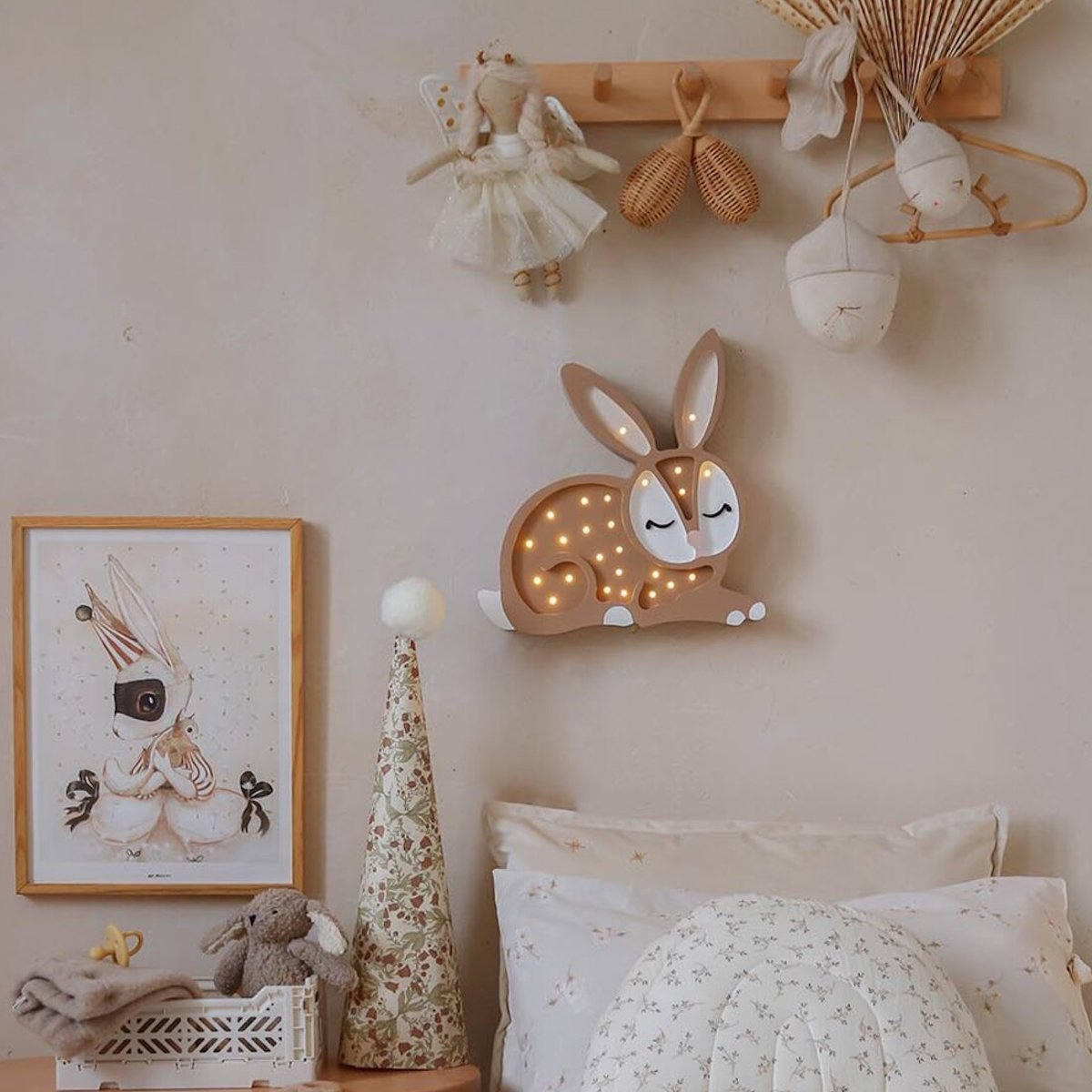 Lampe lumières BUNNY Little Lights chocolate