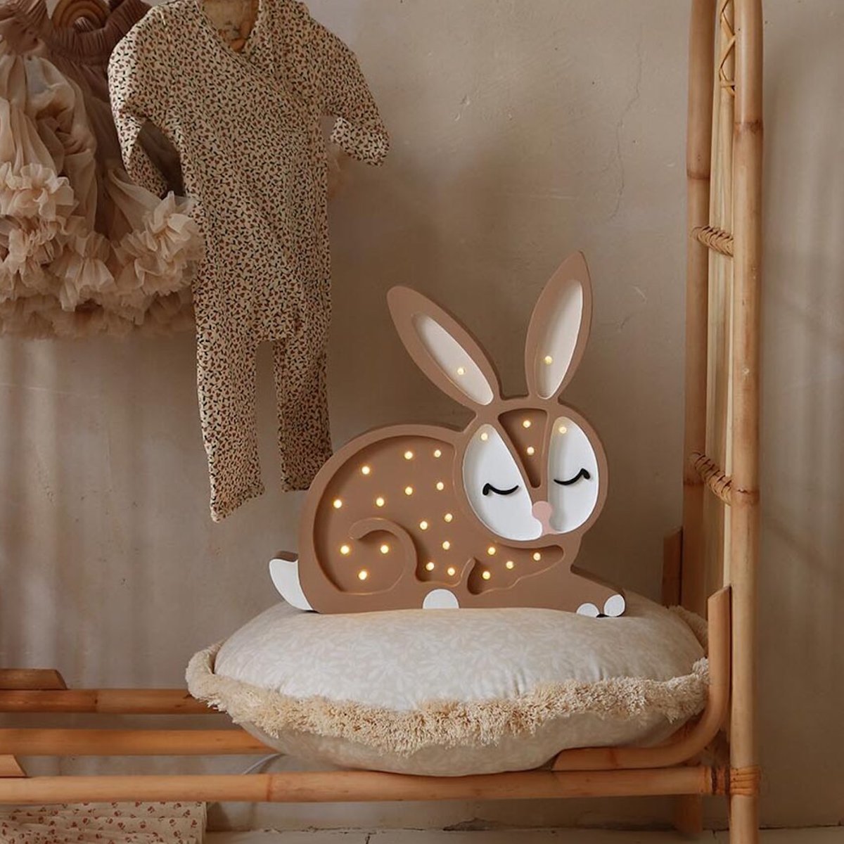 Lampe lumières BUNNY Little Lights chocolate
