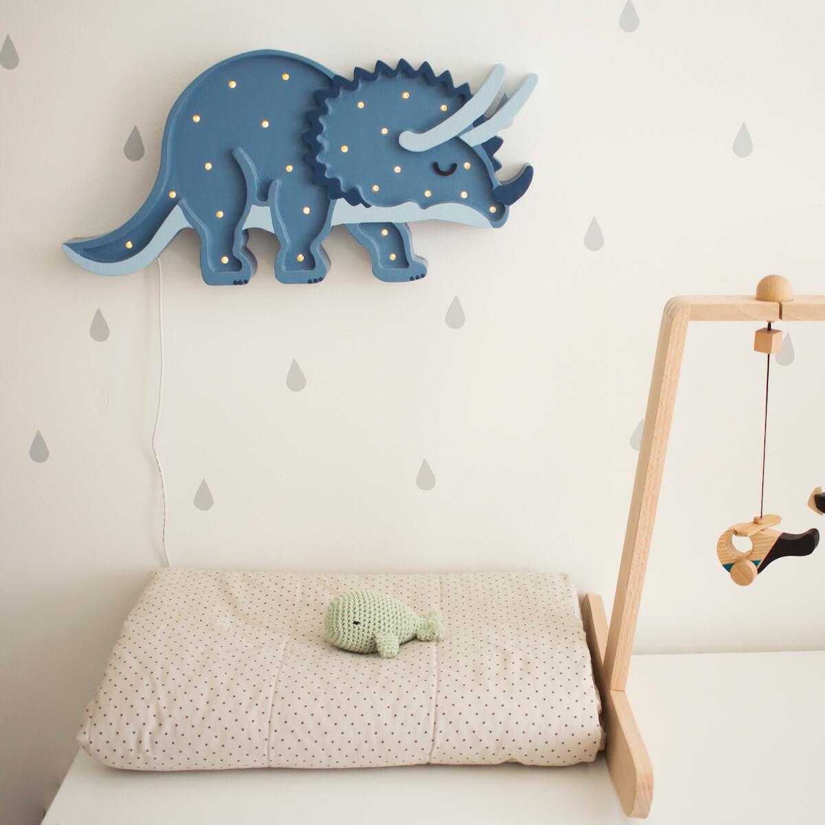 Lampe lumières DINO TRICERATOPS Little Lights