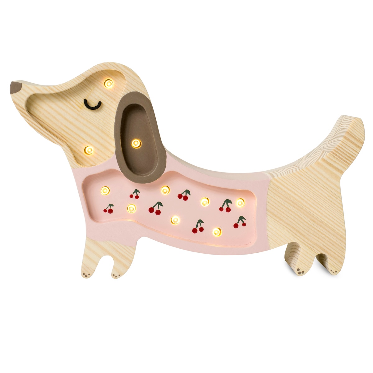 Lampe lumières mini PUPPY Little Lights cherries on pink
