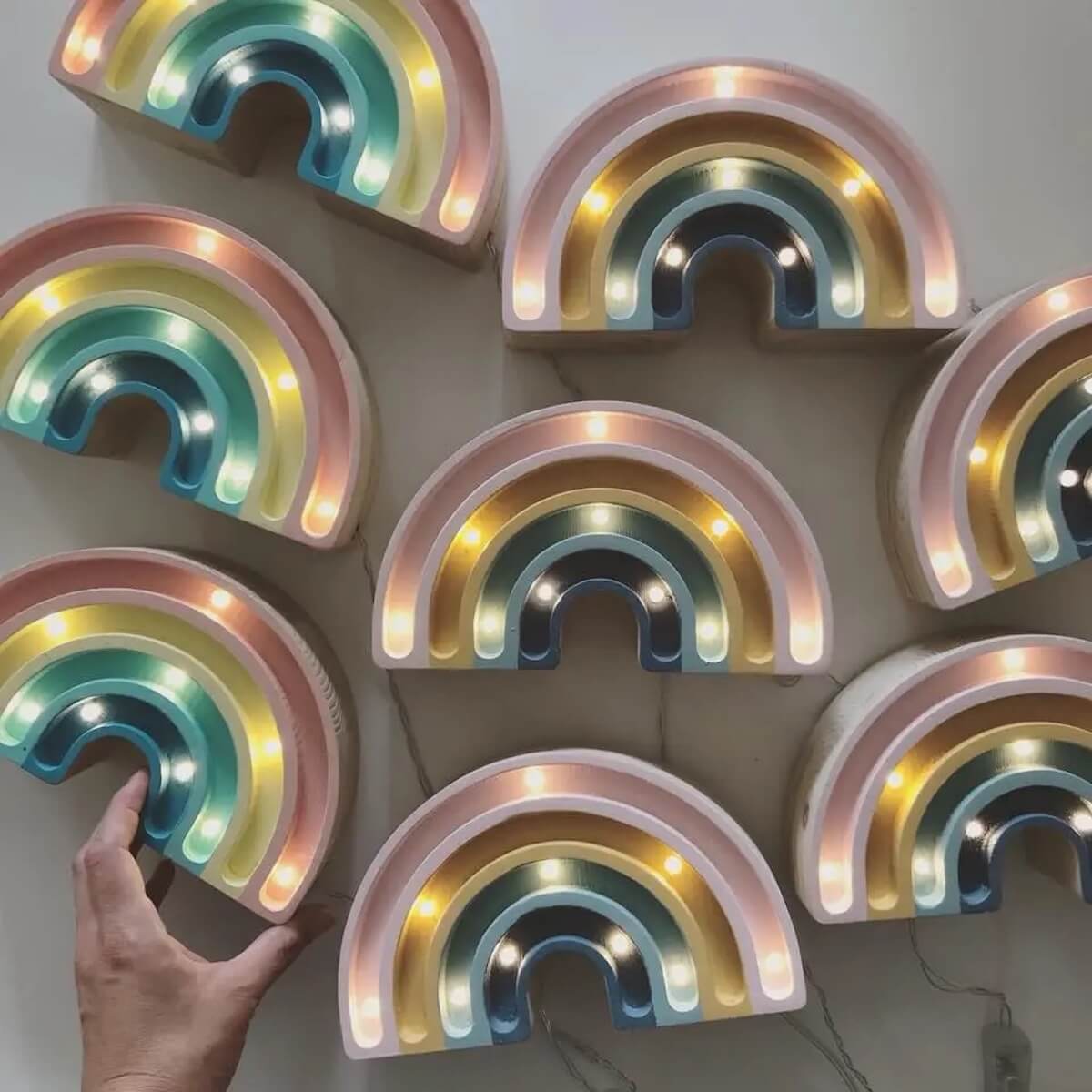 Lampe lumières MINI RAINBOW Little Lights Retro