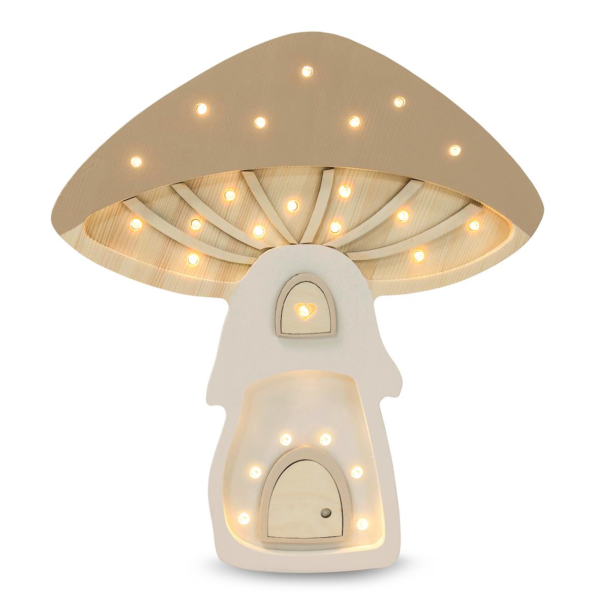 Lampe lumières MUSHROOM Little Lights FAIRIES light brown