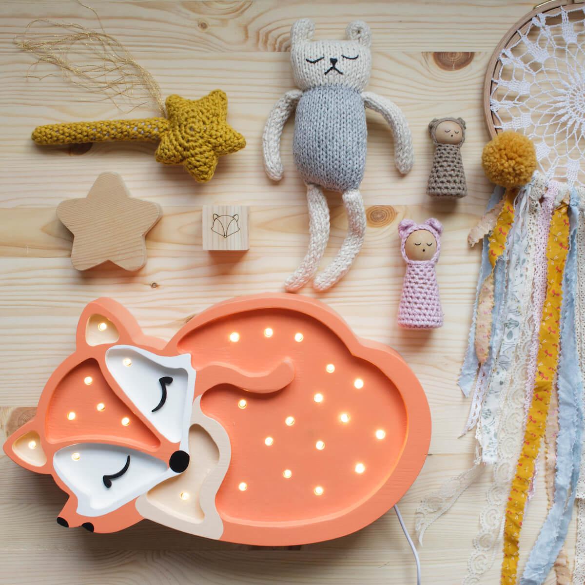Lampe lumières RENARD Little Lights wild orange