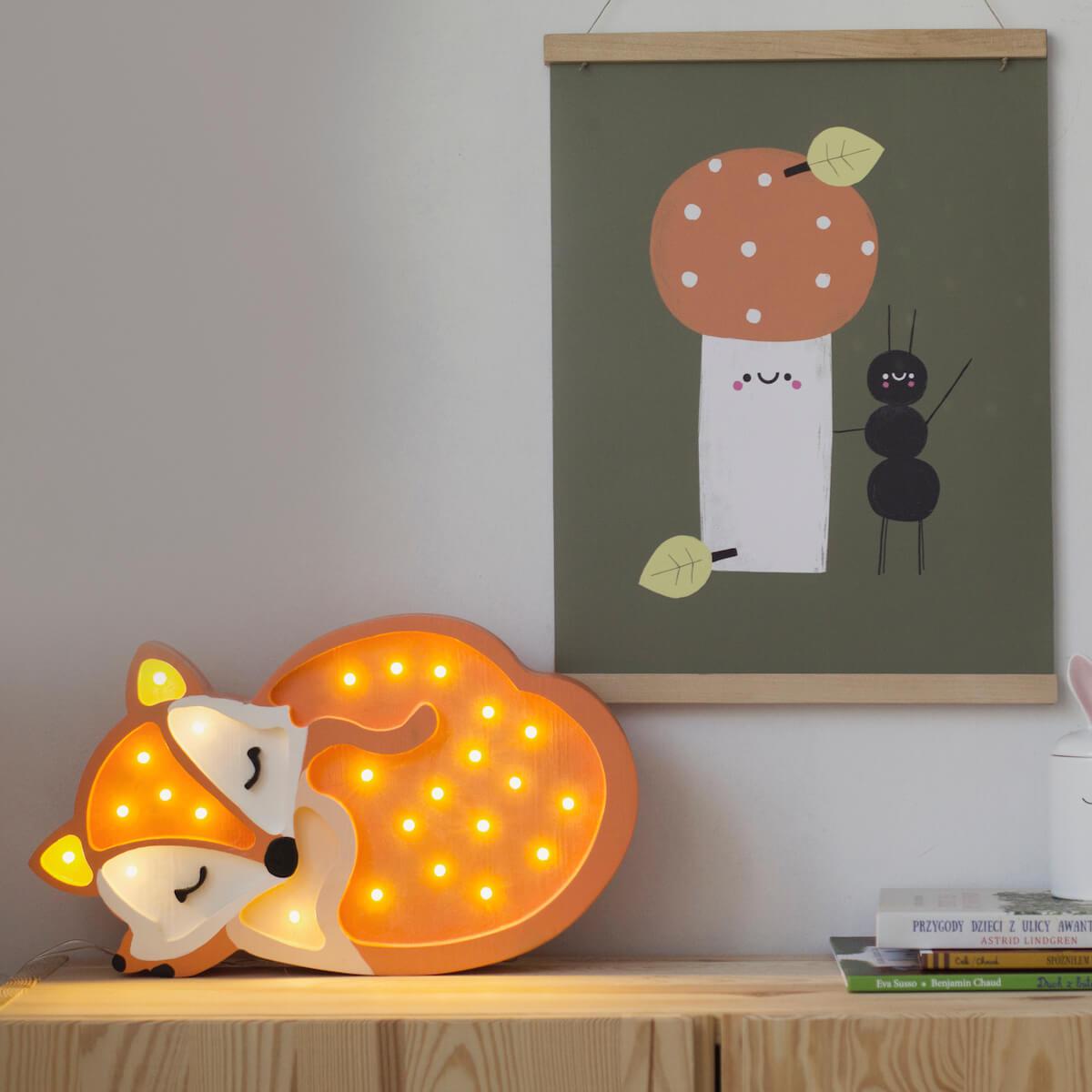 Lampe lumières RENARD Little Lights wild orange