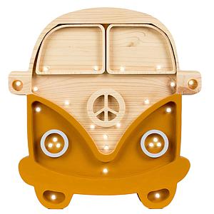 Lampe lumières VAN Little Lights mustard-wood