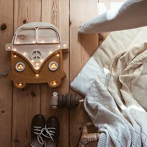 Lampe lumières VAN Little Lights mustard-wood