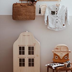 Lampe lumières VAN Little Lights mustard-wood