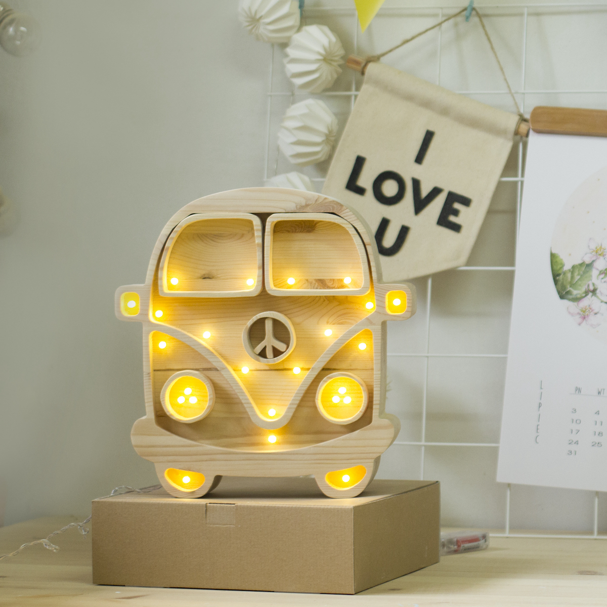 Lampe lumières VAN Little Lights wood