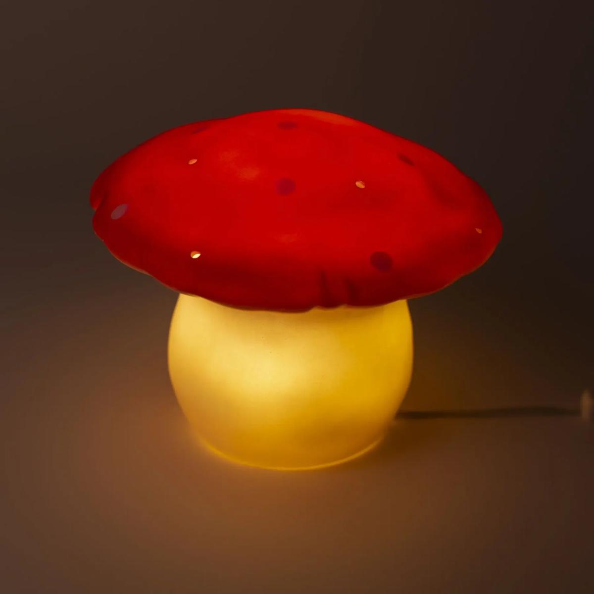 Lampe veilleuse Champignon Medium Rouge Egmont toys