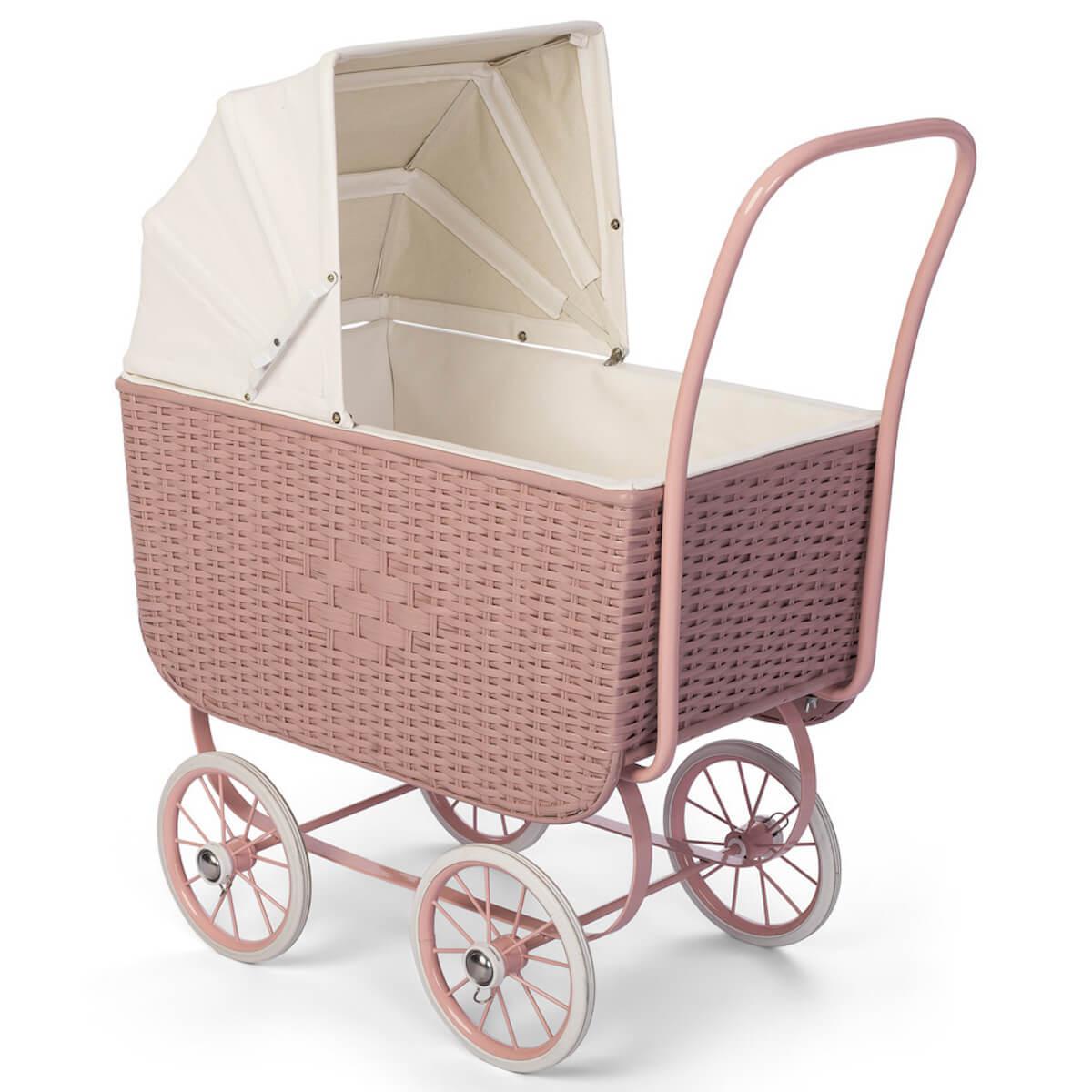Landau poupée RETRO RATTAN Astrup pram