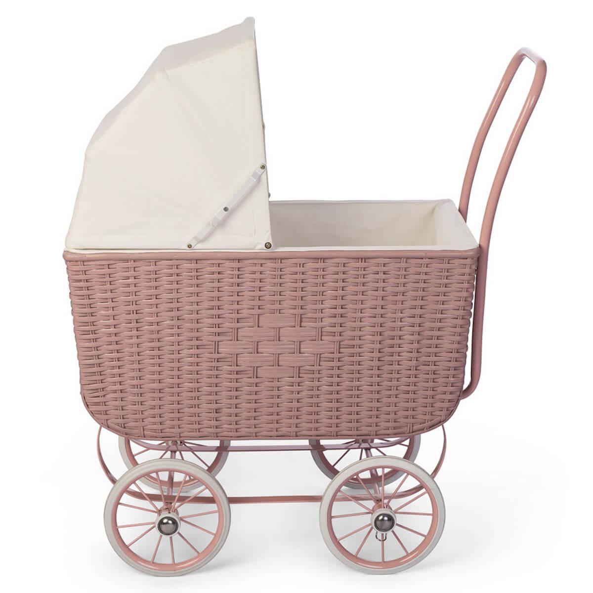 Landau poupée RETRO RATTAN Astrup pram