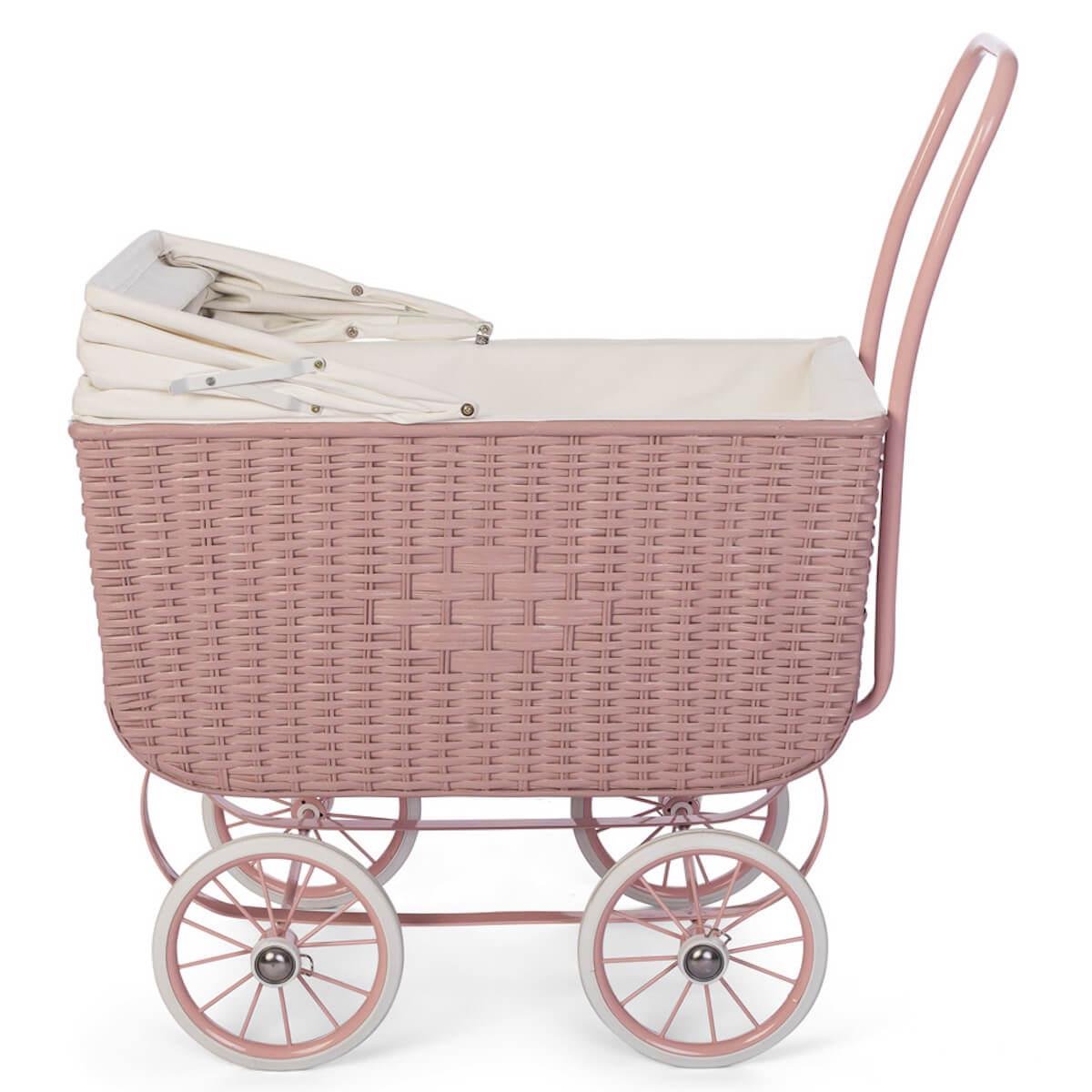 Landau poupée RETRO RATTAN Astrup pram