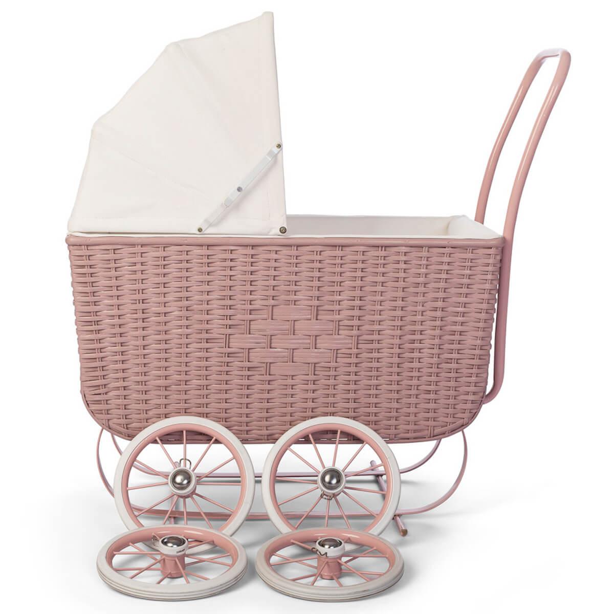 Landau poupée RETRO RATTAN Astrup pram