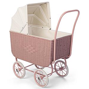 Landau poupée RETRO RATTAN Astrup pram