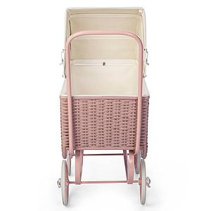 Landau poupée RETRO RATTAN Astrup pram