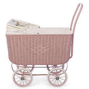 Landau poupée RETRO RATTAN Astrup pram