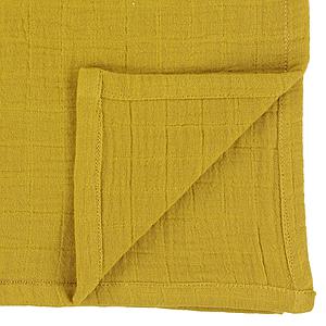 Lange 110x110cm BLISS MUSTARD Les Rêves d’Anaïs