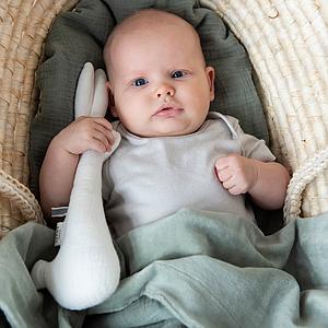 Lange 110x110cm BLISS OLIVE Les Rêves d’Anaïs